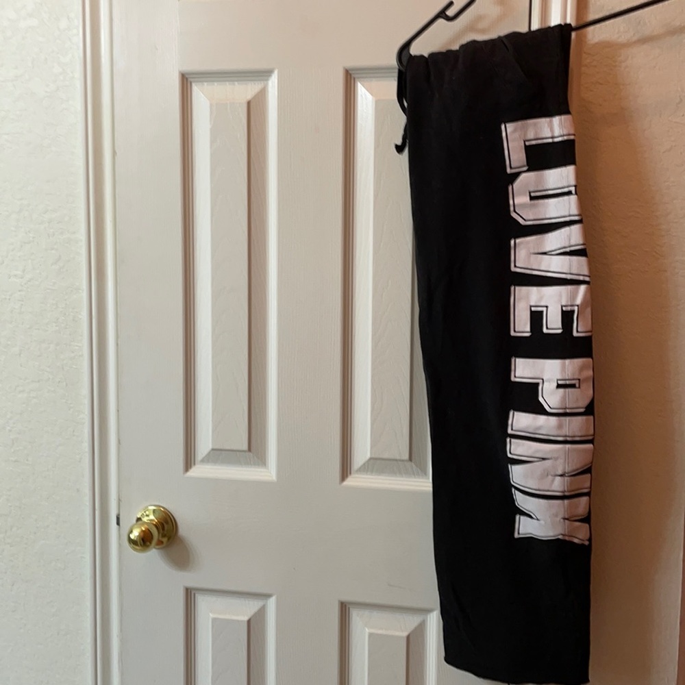 Pink VS track / sweat pants